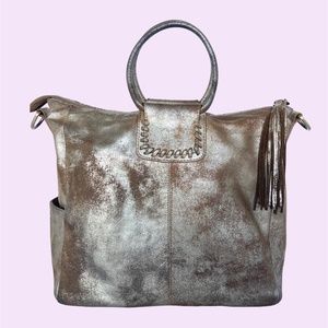 🎉 HOBO Sheila in Gilded Leaf Leather, VGUC 🎉